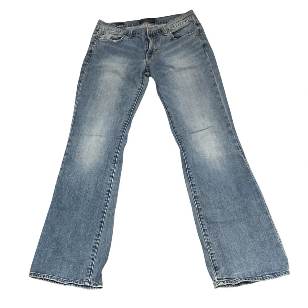 Lucky Brand Sweet Boot Jeans Women 4/27 Light Wash Mid Rise Bootcut - Picture 2 of 13